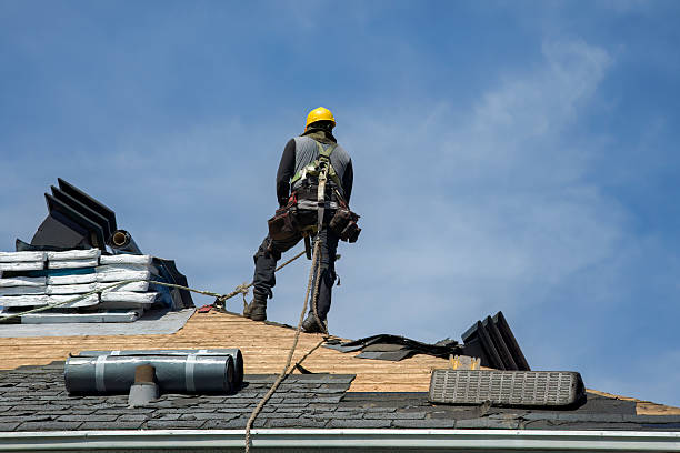 Professional Roof Replacement technician working in Knoxboro, NY